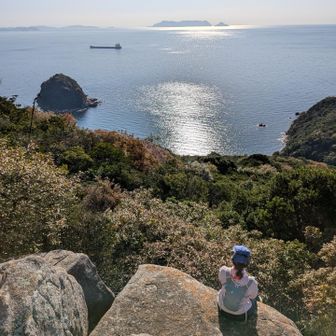 ちょこん。
大分がみえる❣️
来週行くから待っててねー⛰️
でもまた
雨予報☔
また山登れんのんかな😢