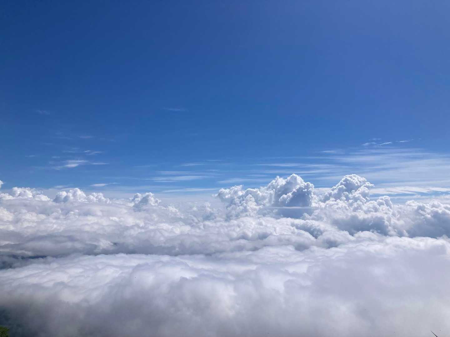 途中こんなに素敵な景色も見れたのですが☁️