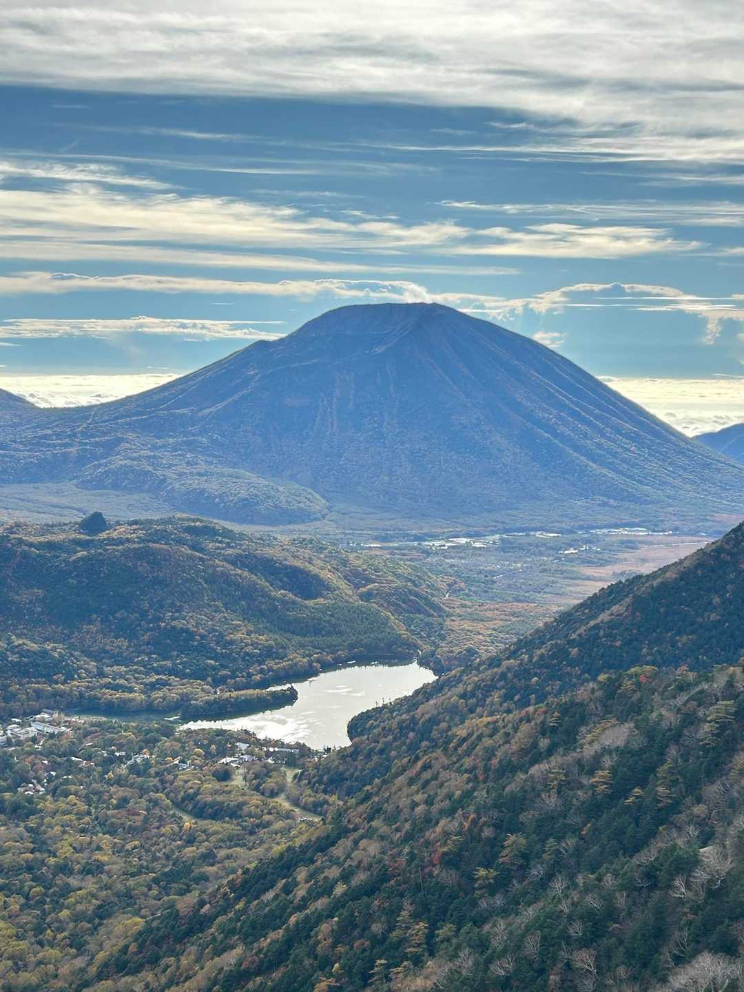 男体山と湯ノ湖