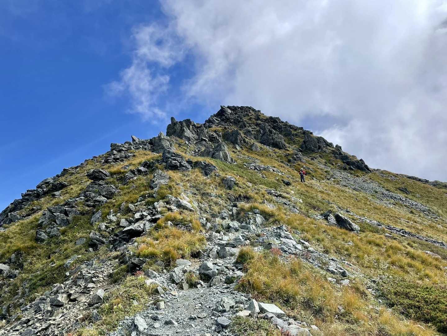 悪沢岳を振り返る