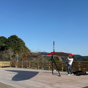 まだ、準備中。
この後、飛行されます。動画🎥あります。