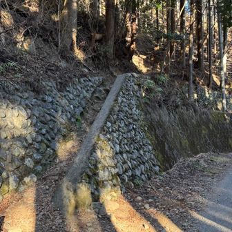 最後の下りは結構急坂の連続だったが、何とか一般道へ