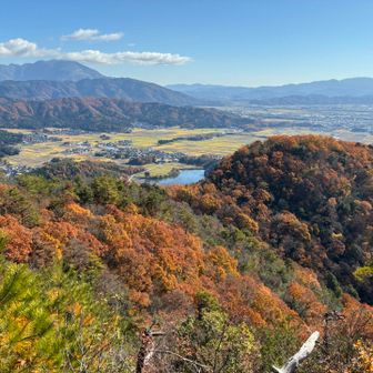 山の色付き良し❗️