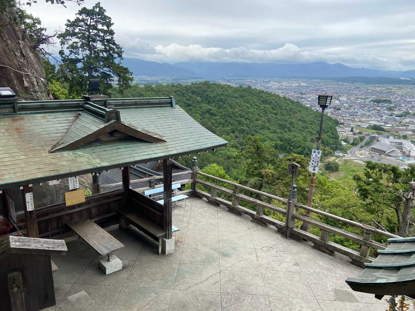 本宮より舞台を見下ろす！