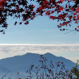筑波山がくっきり