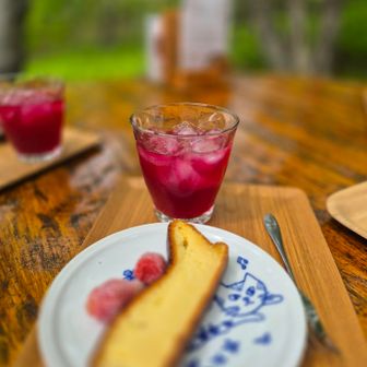刺激的なシソジュース美味しかったです