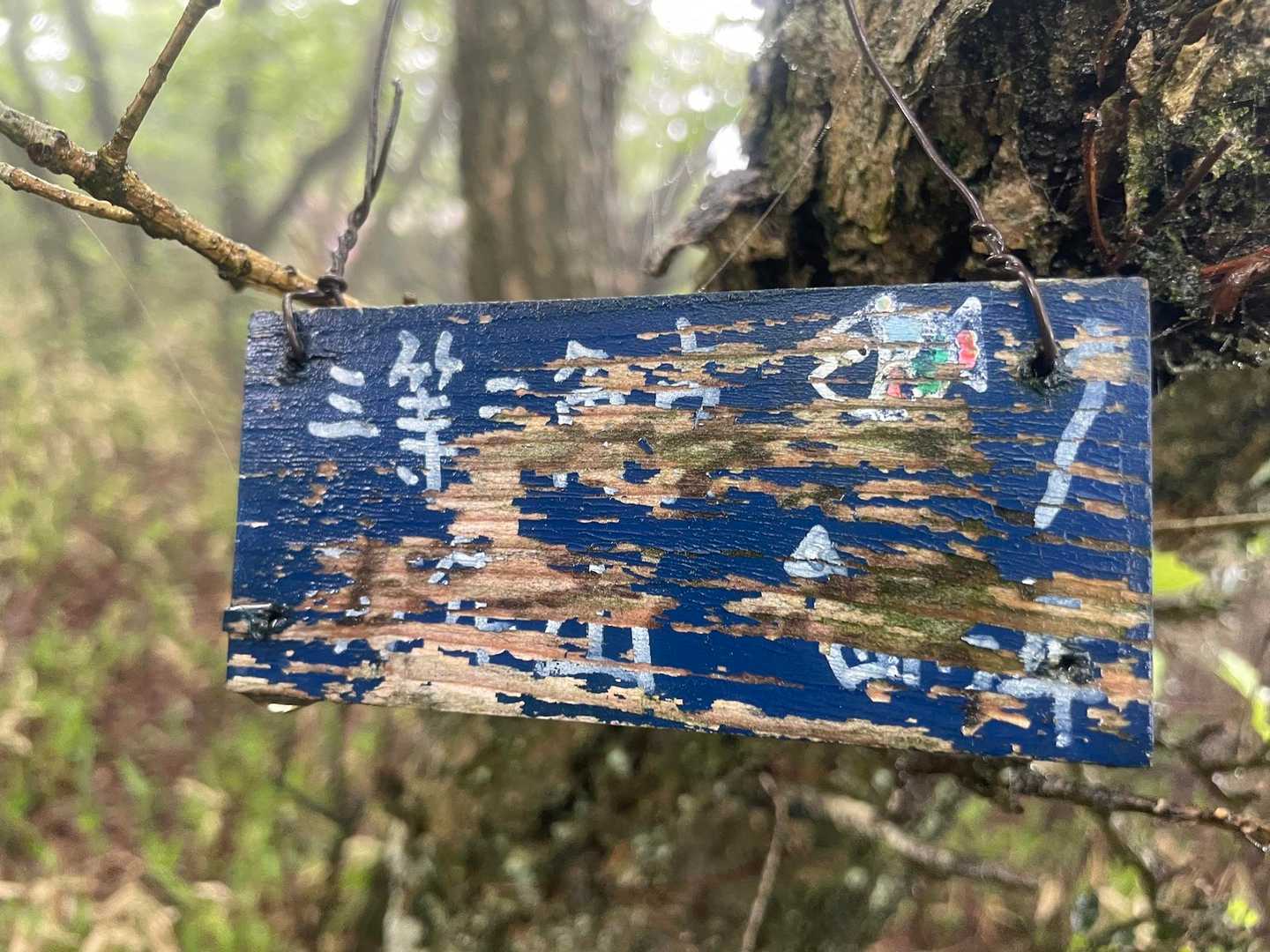 西万年　標識は奥にちゃんとあったみたいです😅　見つけられず