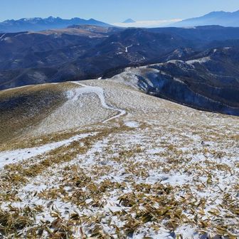 八ヶ岳、富士山、南アルプス