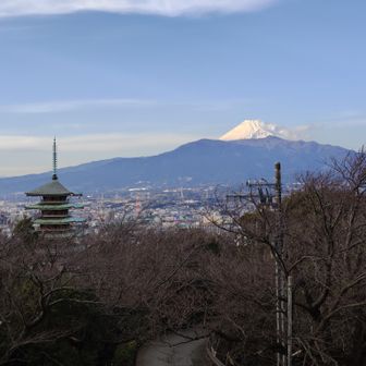 五重塔と富士山
桜の季節にまた来たい