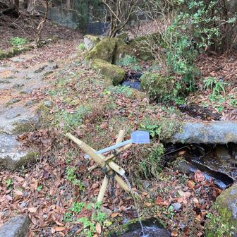 金太郎の力水ですね