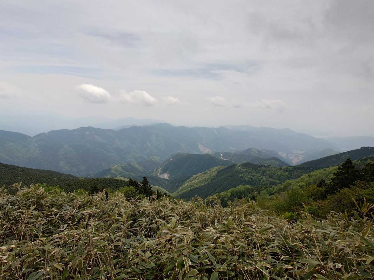笠菅峠-泉山 往復コースの写真