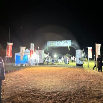 ゴール会場に戻ってきたよー！
トモティーさんが名前呼んでくれるシステム嬉しいね！
早朝からこんな遅くまでありがとうございます😭