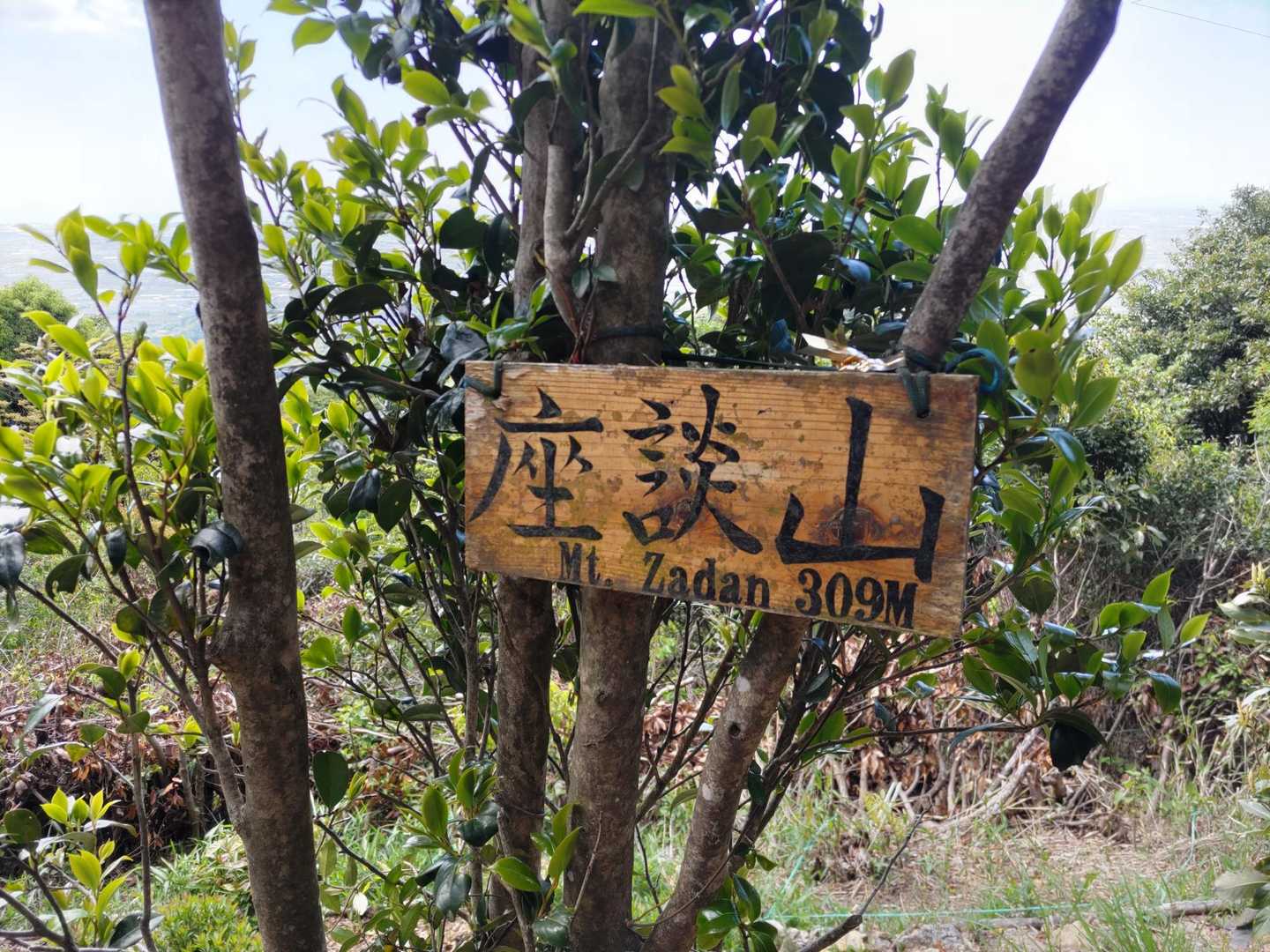 座談山山頂に移動しました。