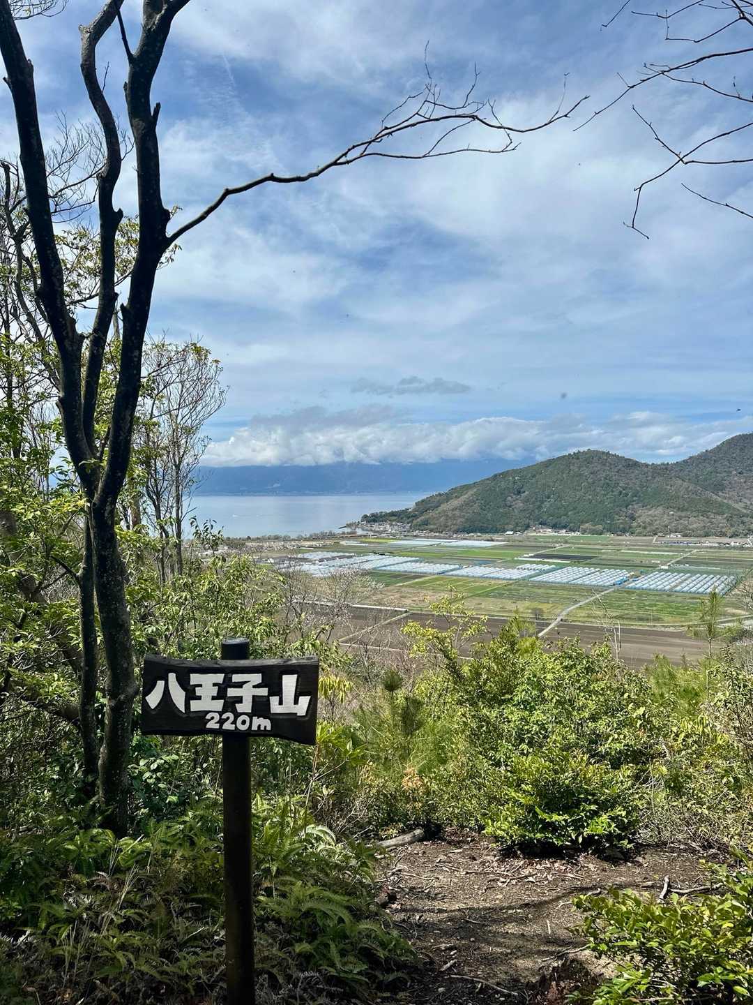 百々神社登山口-岩崎山-鶴翼山-西ノ丸-八幡神社登山口 縦走コースの写真