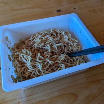 山でペヤング⋯至福だ⋯🥲