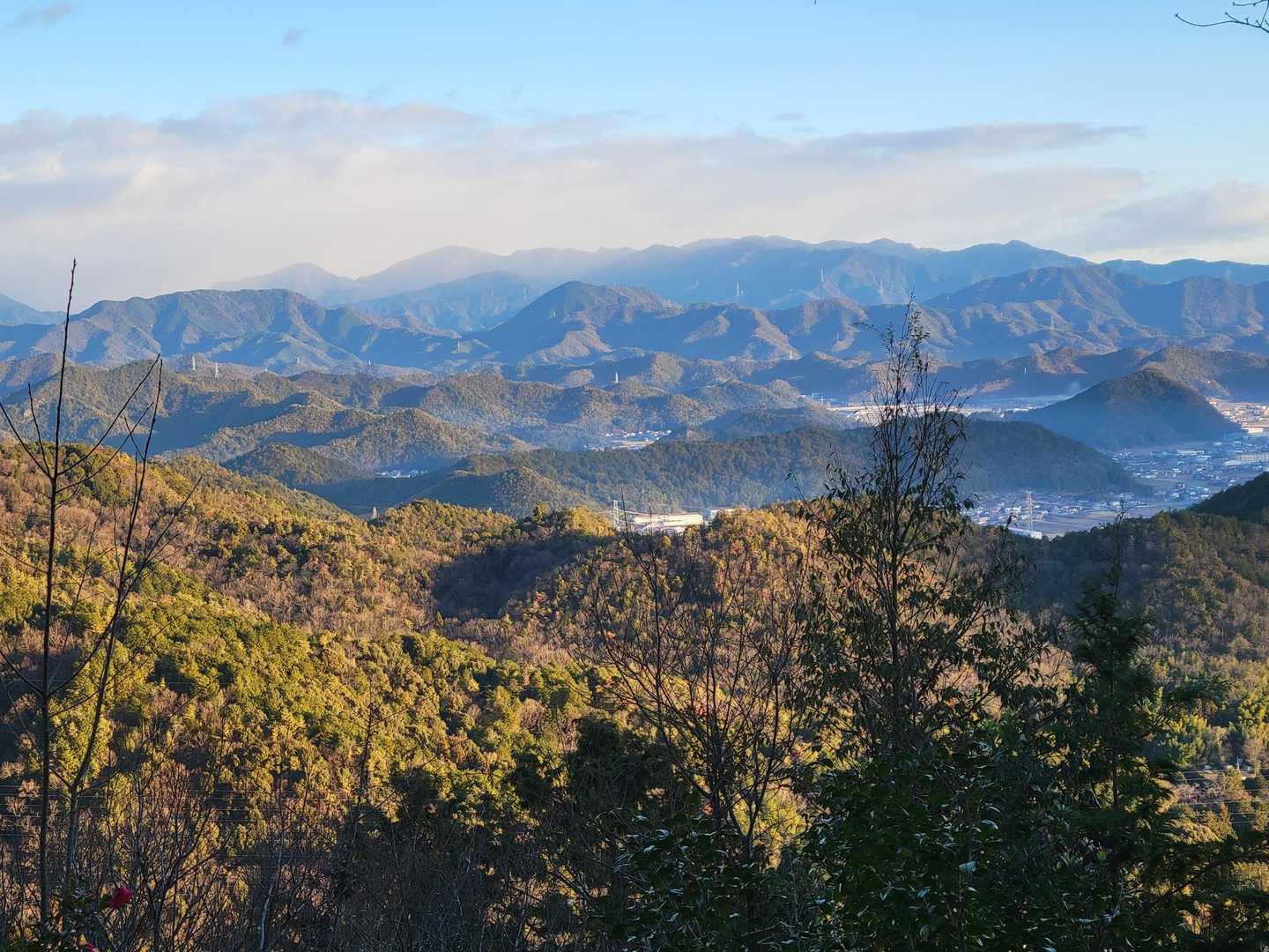 散策の森広場-白山展望広場-百々ヶ峰 往復コースの写真