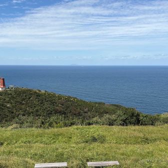 風車展望所からの沖ノ島