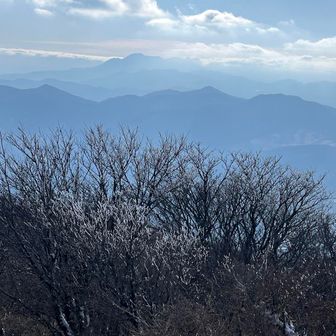 少し、樹氷も残ってる…🙄🤭