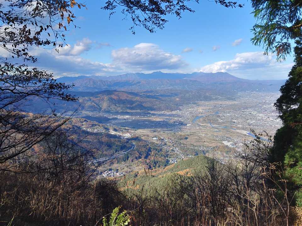 冠着山からの展望😄