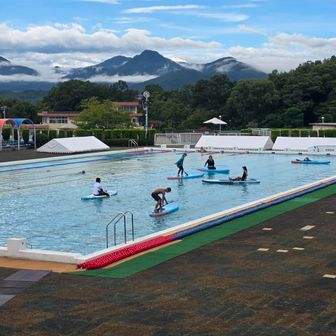 サップしてて気持ち良さそう