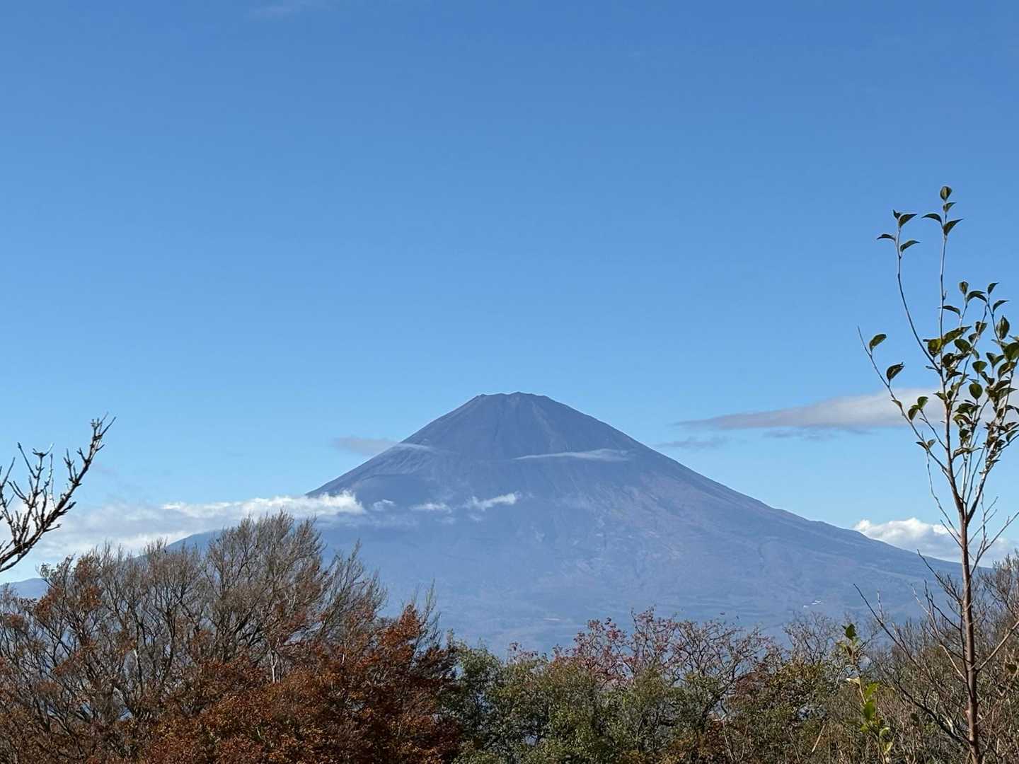 いくつかの山頂までくっきり！