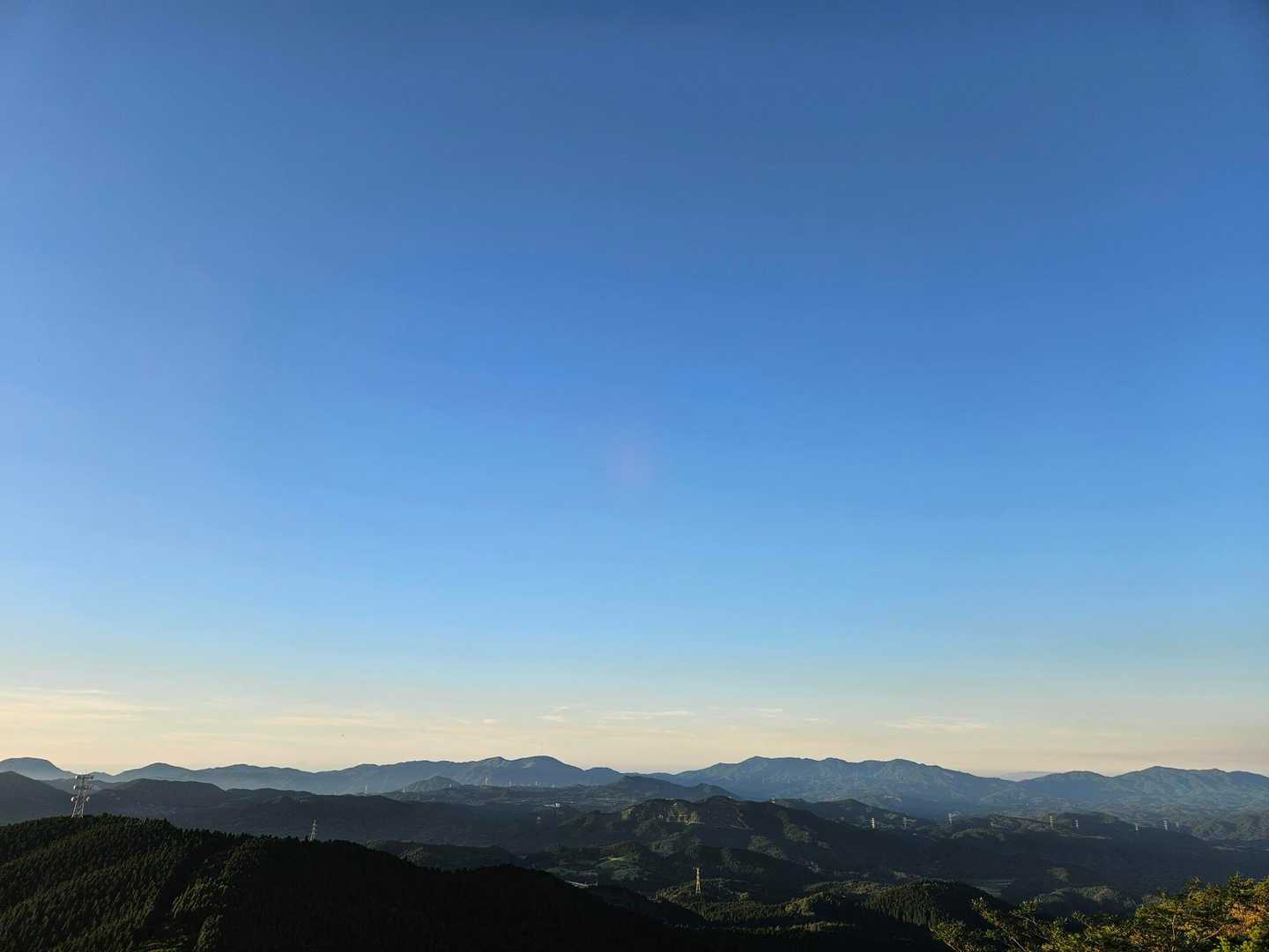 風がないので天山の割には暑かった🥵