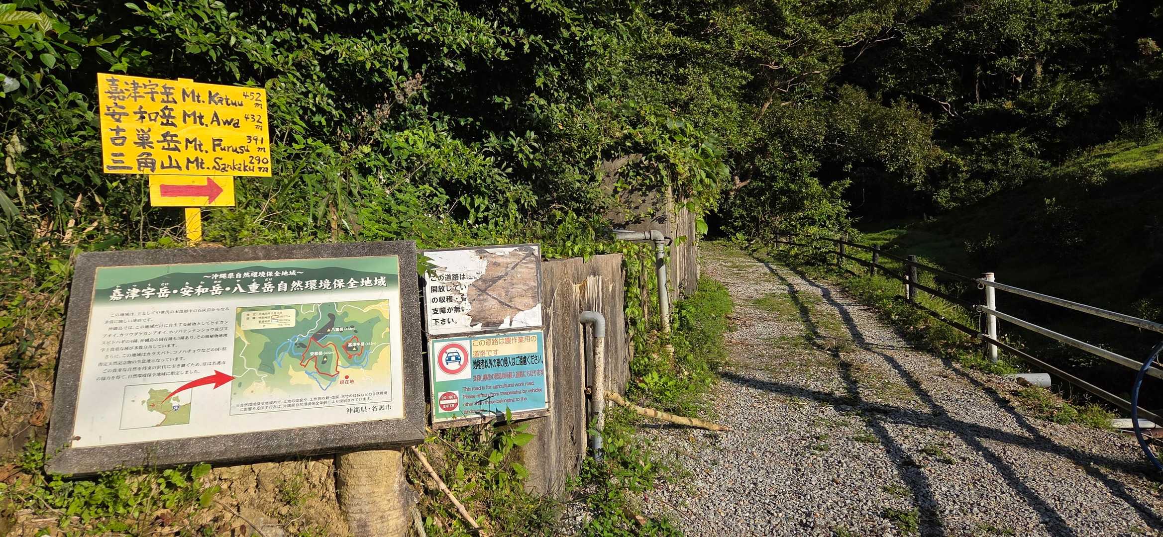 ここから登山道