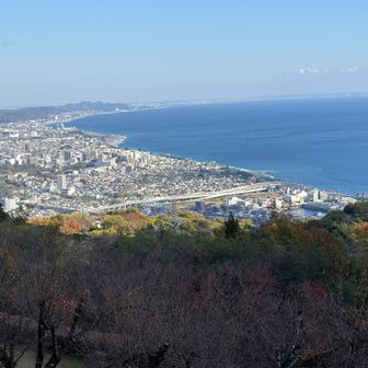 相模湾も綺麗