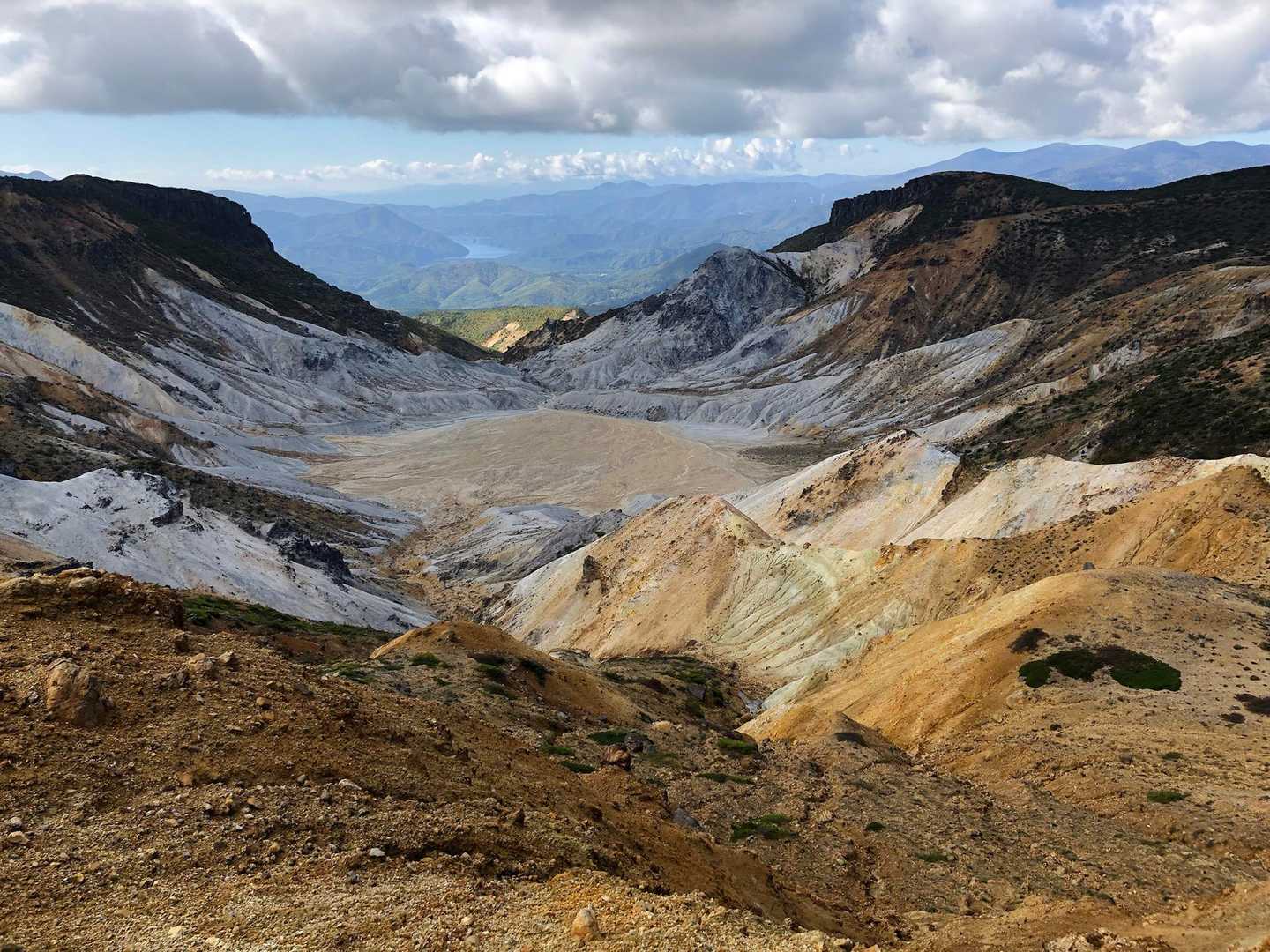 あだたら山ロープウエイ山頂駅-安達太良山-矢筈森 往復コースの写真