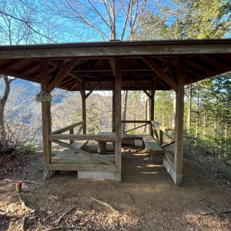 スリカンバノ頭には東屋があります。