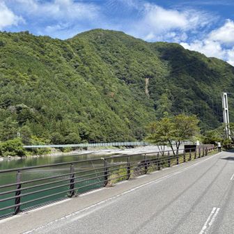 2ヶ月前にもあの橋渡ったなあ
今回は周回なのでここを通るのは明日。