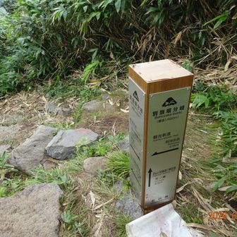 別当坂分岐到着。別当出合まで後1時間