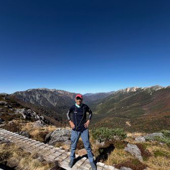 薬師から立山、そして赤牛方面まで大パノラマ。