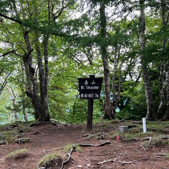 誰もいない山頂
雨も無さそうなのでゆっくりランチ