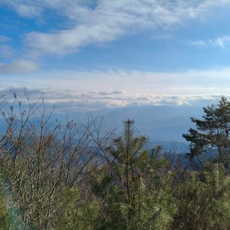 茅丸が一番標高が高く、開けています
