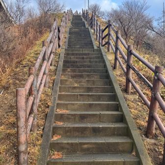 今日、1つ目の階段！
この後も階段多めだったな