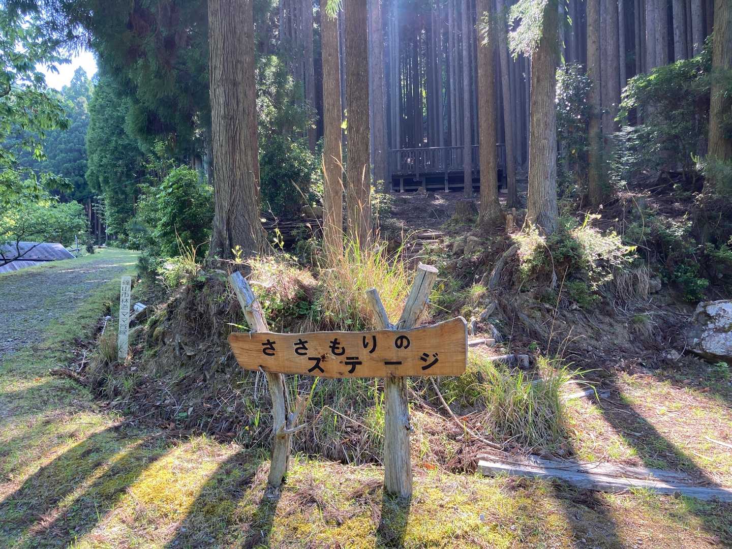 すぐに分岐左です