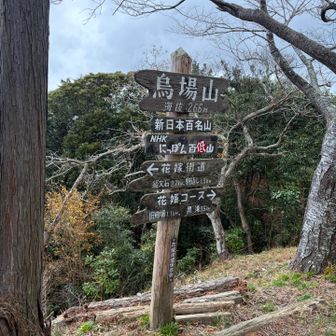 烏場山山頂到着