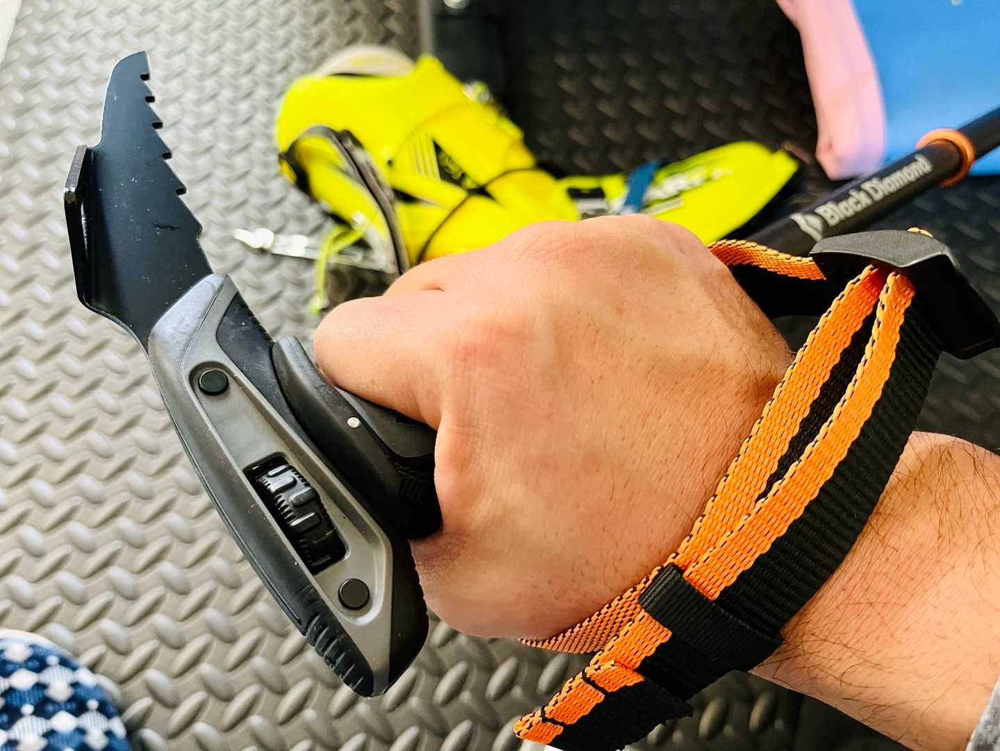 ブラックダイヤモンドの簡易ピッケル付きス / 哲也さんのモーメント