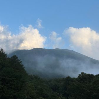 山頂部見えています