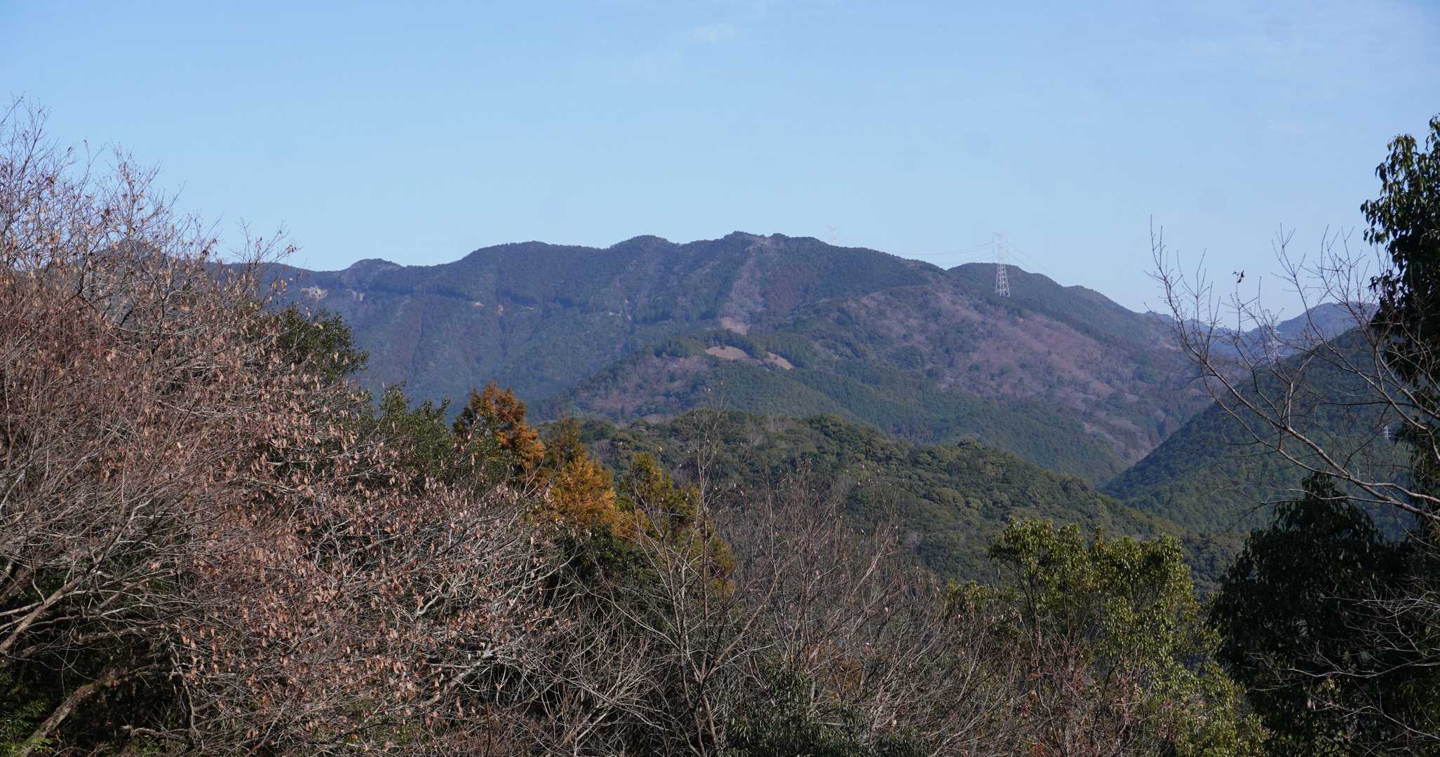 白馬山脈方面