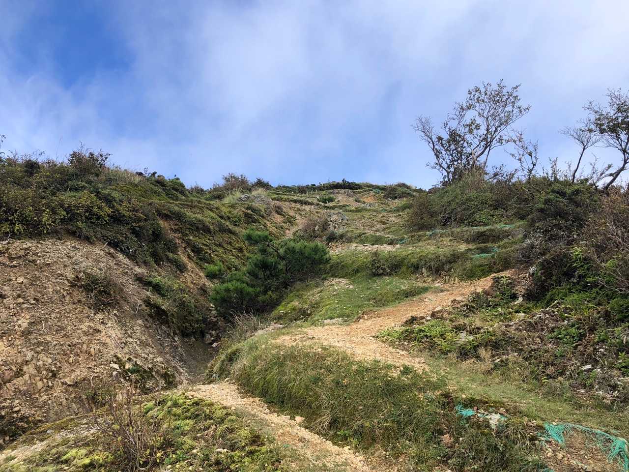 まもなく山頂