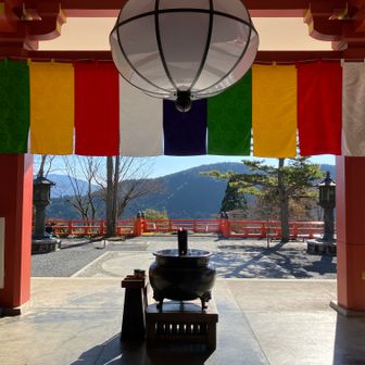 鞍馬寺本殿金堂より