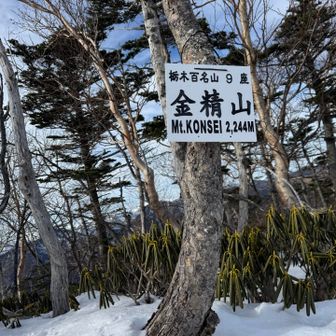 金精山まできました。