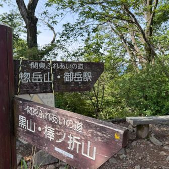最後の一つ　惣岳山へ