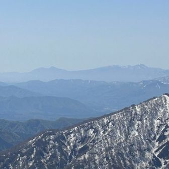 泉ヶ岳と船形山。