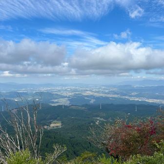山から見る空が好きですね
