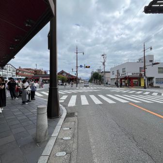 西鉄太宰府駅前です、ここから電車で帰ります