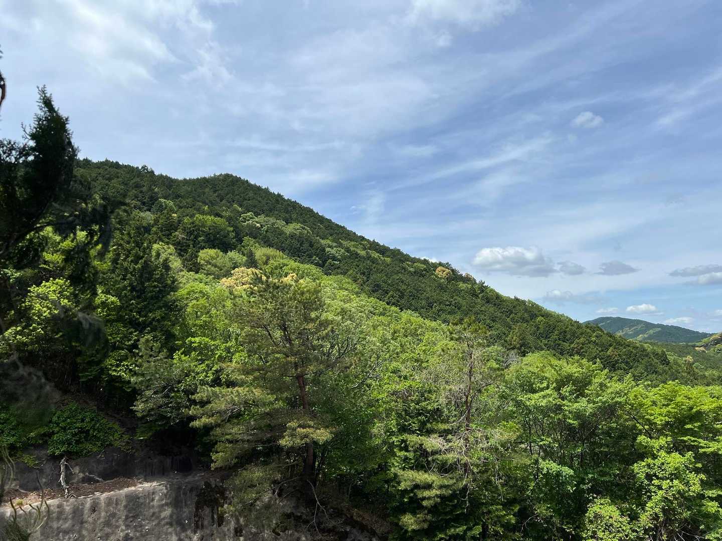 額堂山を振り返る