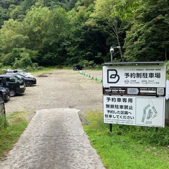 有料駐車場に置いてスタートしました❗️